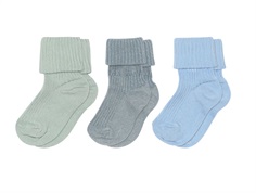 MP socks dusty blue mix cotton (3-pack)